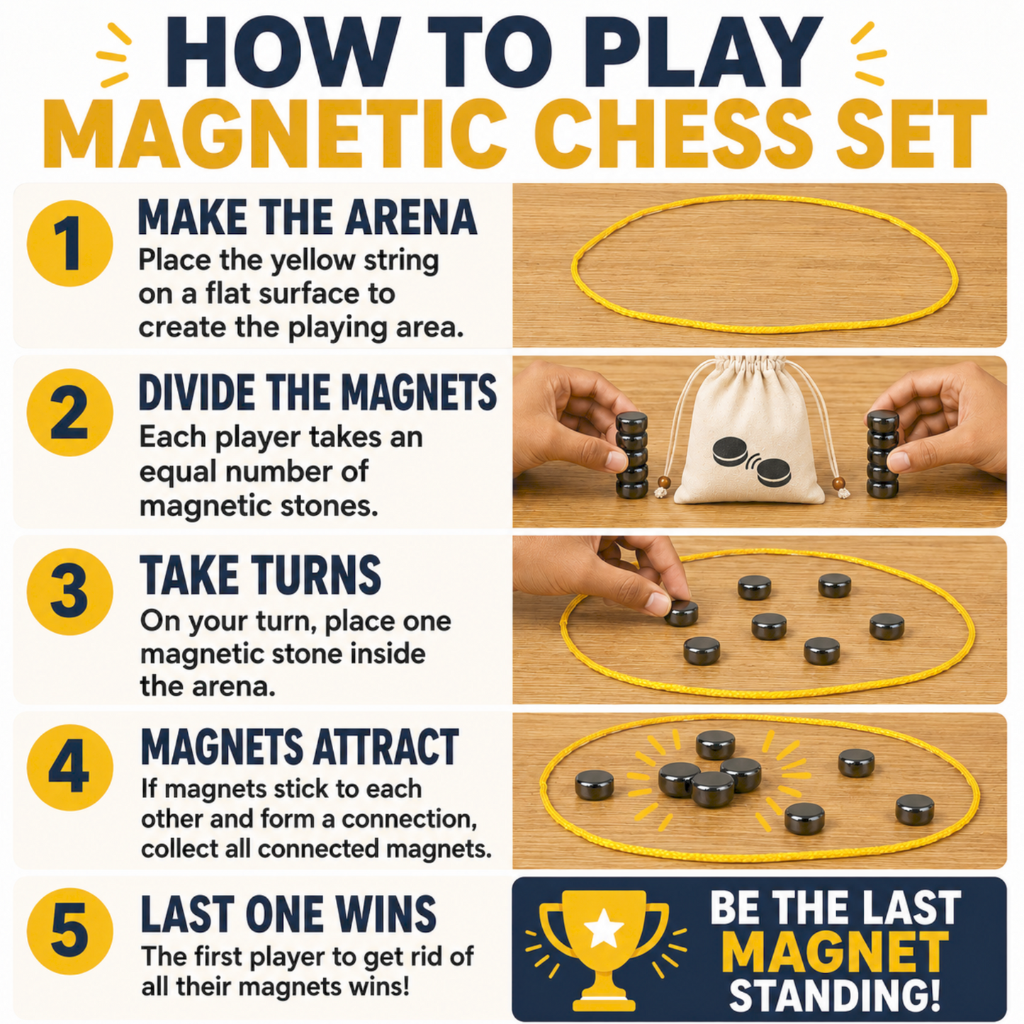 Magnetic Chess Set With Pouch